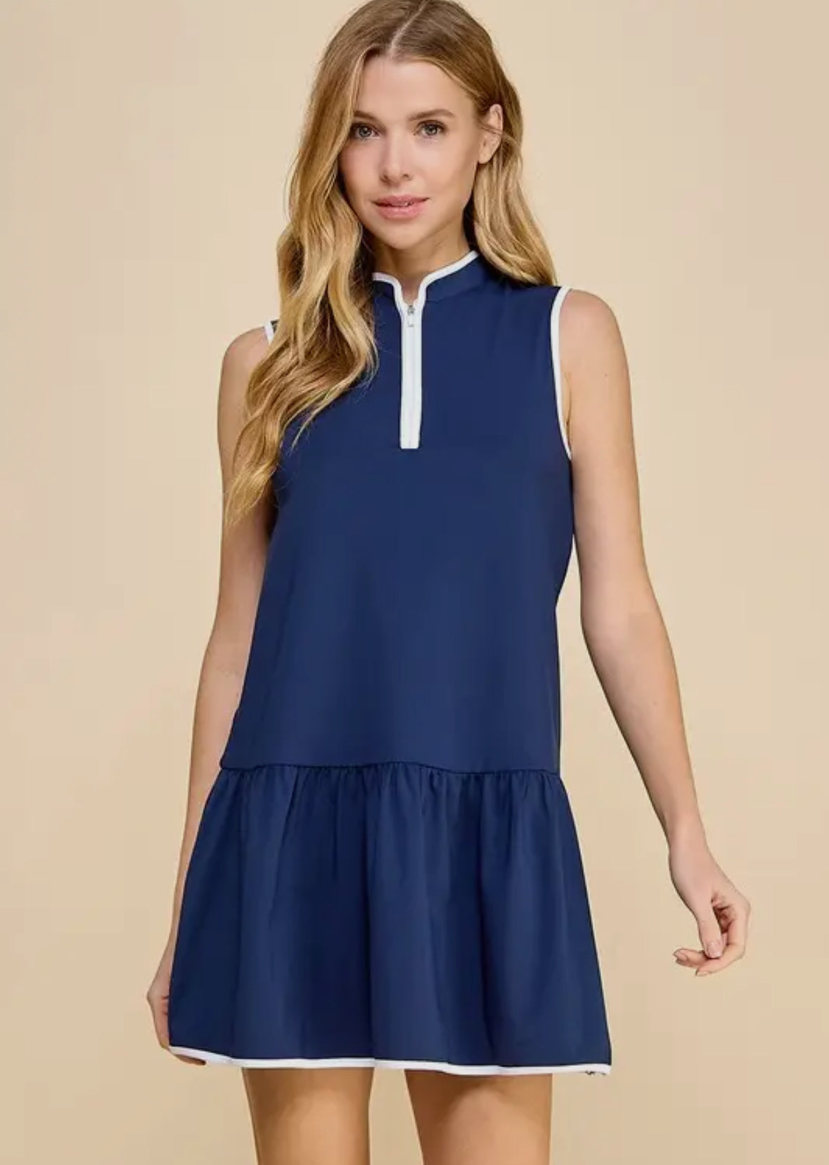 Navy Blue Athletic Dress