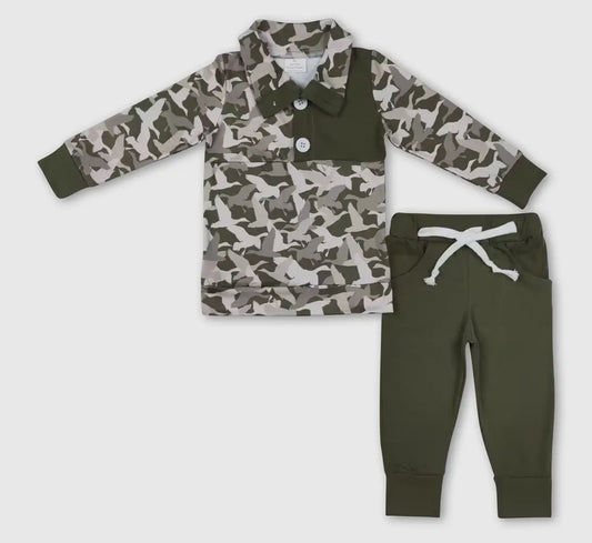 Duck Camo Pullover Set