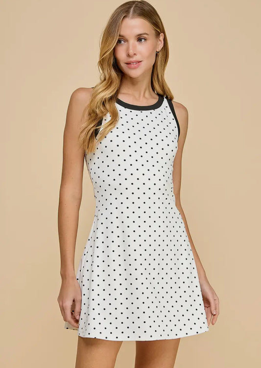 Motion Polka Dot Athletic Dress