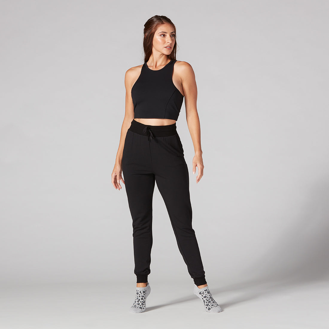 High Waisted Fitted Jogger